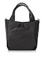 Leder Damentasche Handtasche Schwarz