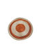 Atmosphera Χαλί Στρογγυλό Καλοκαιρινό από Γιούτα Terracotta Φ120cm