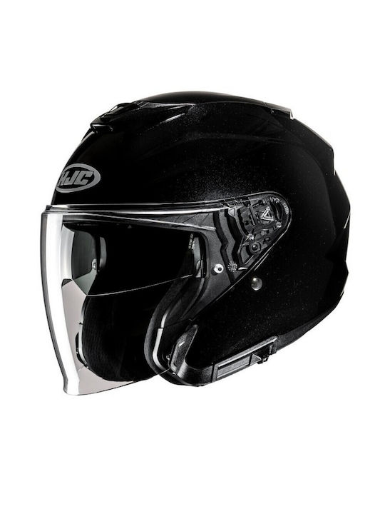 HJC I31 BLACK GLOSS Κράνος Μηχανής Jet ECE 22.0...