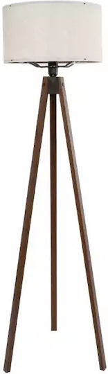 GloboStar Saga Lampa de podea Î140xL38cm. cu Soclu pentru Bec E27 Alb