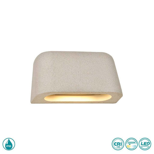 Viokef Krabi Στεγανό Σποτ LED 9W 3000K 25x14x10εκ.