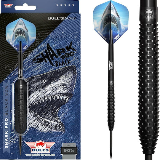 Bulls Shark Pro Black 90% 23g Steeltip Darts