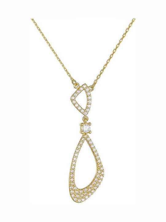 Papoulidis Jewellery Charm aus Gold 14K mit Zirkon