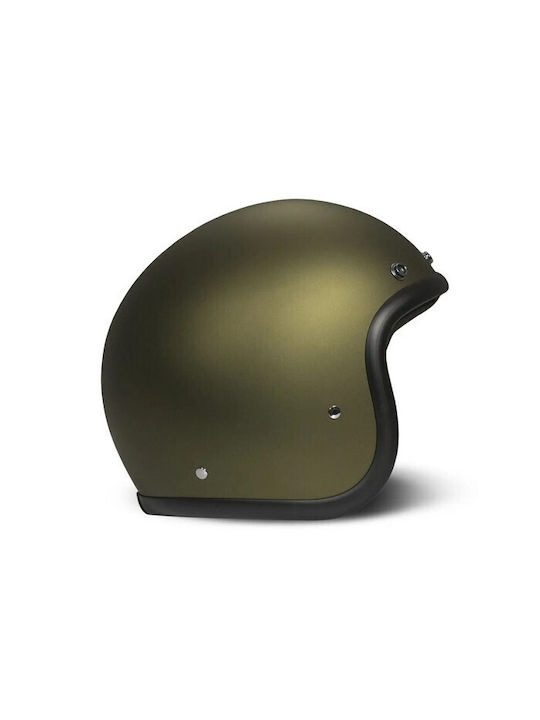 DMD Retro Olive Κράνος Μηχανής Jet ECE 22.06 900gr