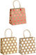 Geschenktasche mit Polka-Dots, 3 Farben, 43x12,5x25,5 cm