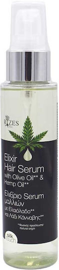 Rizes Crete Elixir with Olive Oil and Cannabis Oil Serum Strengthening for Dry Hair 100ml