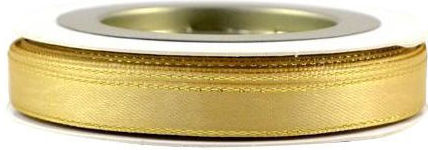Ribbon 23m Satin Metallic Finish 10mm Gold