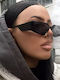 Unisex Sunglasses with Black Metal Frame and Black Mirror Lens G-14-2