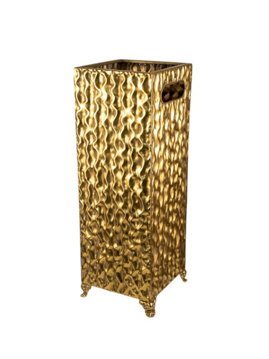 Zen Collection Suport Umbrelă Metalic Auriu 19.5x19.5x53.5cm 1buc