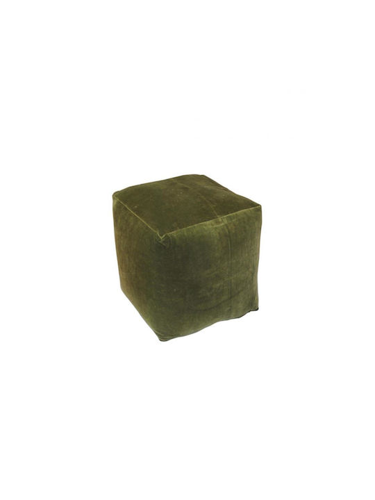 Пуф За Табуретка Mod Зелен 45x45x45см