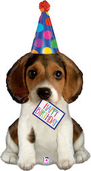 37" Birthday Puppy Balloon