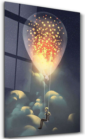 Glass Painting 672brs2038 46x72cm Multi Wallity Vertical Glass