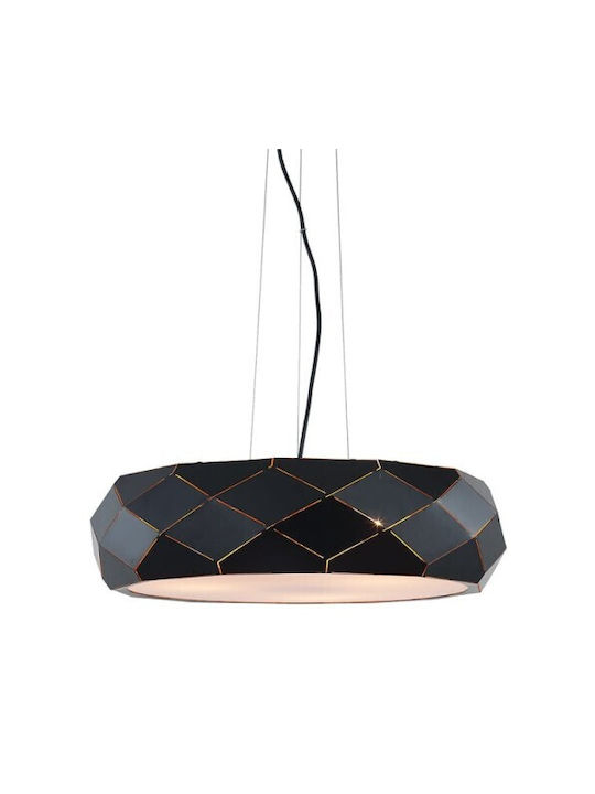 Light Prestige Κρεμαστό Φωτιστικό Μαύρο με Ντουί E27 47x120x120εκ.