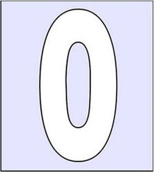 Infosign Sign with Number 7cm 16610