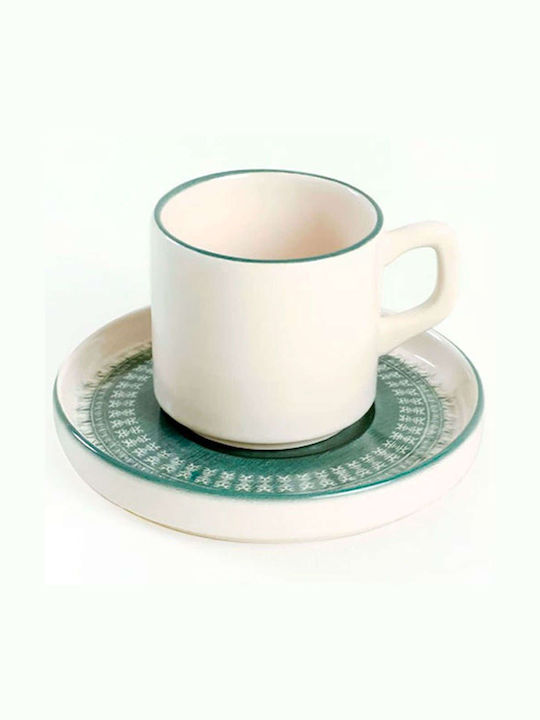 Hermia Set Tassen Tee Keramik Weiß 184ml 12Stück 8684282139416