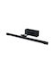 Fos me Leuchte Wand mit Integrierter LED und Neutralweißes Licht Schwarz 68x19x6cm