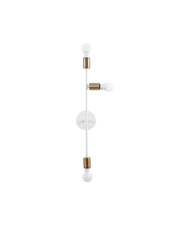 Opviq Lamp Wall with Socket E27 White 15cm