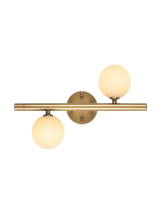Opviq Wall Lamp with G9 Socket Gold 40cm