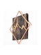 Διακοσμητικό Τοίχου Mountain 899skl2258 54x54cm Walnut-copper Wallity Μέταλλο Ξύλο
