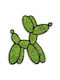 Balloon Dog Wall Decor Moss 931ntr1127 44x42.7cm Green-black Wallity MDF