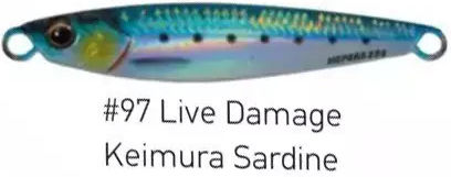 MajorCraft Jigpara Short Livebait Τεχνητό Δόλωμα Πλάνος 60gr #097 damage keimura iwashi