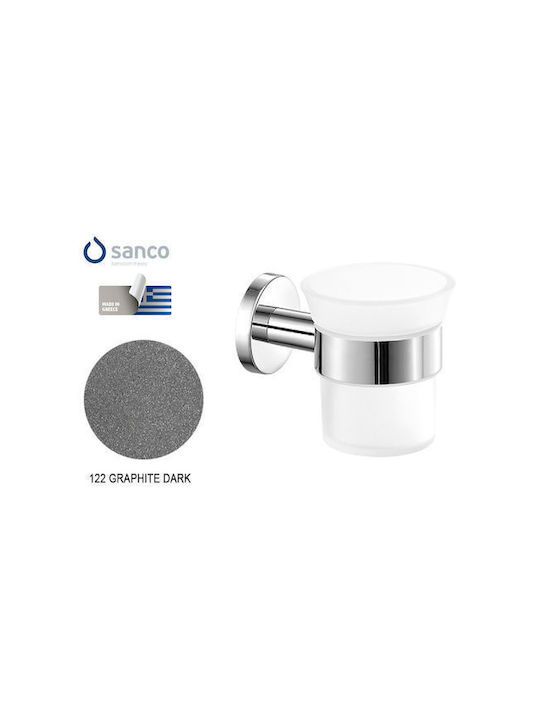 Sanco Ergon Wandmontiert Getränkehalter Glas Gray