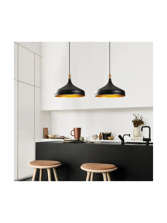 Opviq Saglam Pendant Light Black Rail with Socket E27 68x36x132cm
