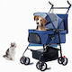 Dog/Cat Carrying Blue Stroller L50xW59xH96cm