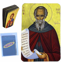 Heiliger Savvas Karten-Magnet 8,5cm x 5,5cm 50 ...
