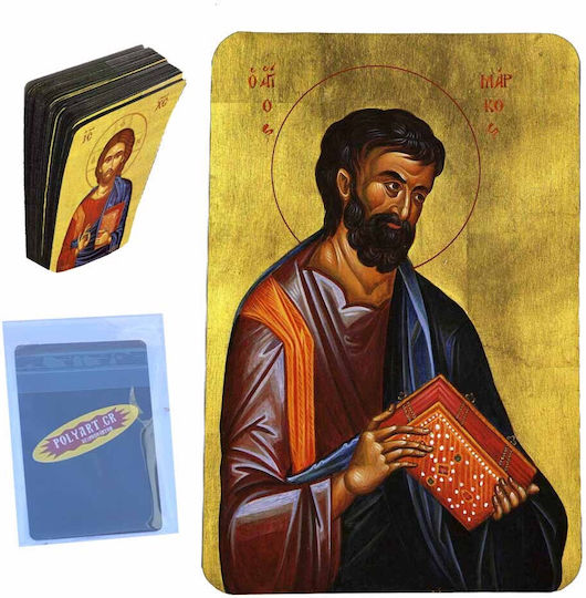 Heiliger Markus Karten-Magnet 8,5cm x 5,5cm 50 Stück