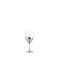 Glass Wine Glass Silver 346ml 6 Pieces