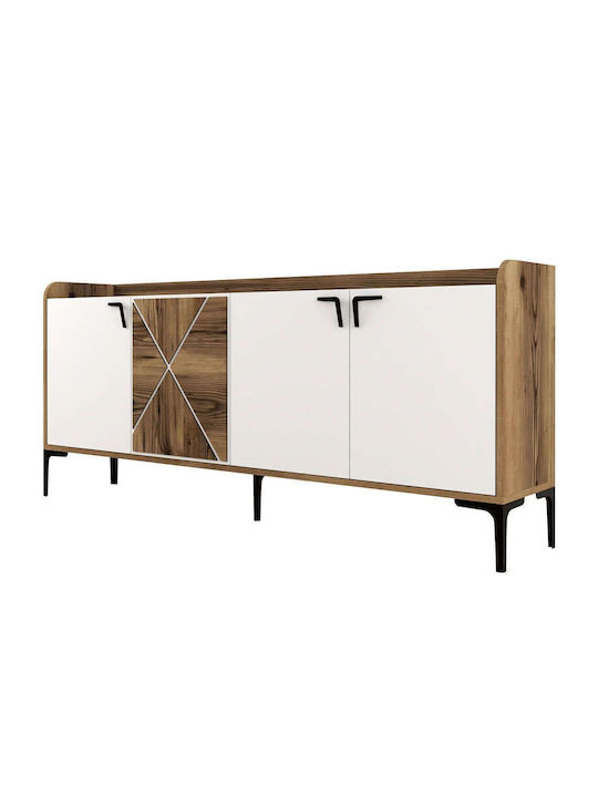 Bufet Venedik Walnut-white 180x35x78cm