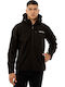 Χειμωνιάτικο Μπουφάν Softshell Αδιάβροχο και Αντιανεμικό Μαύρο
