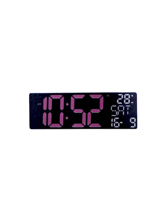 Electronic Digital LED Clock JH-3211 418745 Pink Light | Skroutz.mt