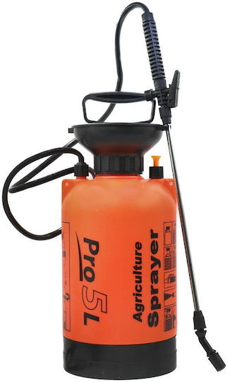 Capacity Pressure Sprayer with Capacity 5lt 4bar in Orange color