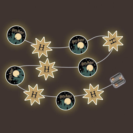 Ghirlandă Luminoasă de Crăciun Harry Potter 10 Led 1,65m