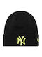 New York Yankees Детска Шапка Плетено Черен