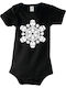 kirikoko Starwars Christmas Storm Trooper Snowflake Къс ръкав Black