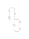 6-Position Wall Hanger Ladybug 494pyt1161 26x5x48cm White Wallity Metal