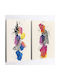 Canvas Painting Set 2pcs 910nvt1171 50x70cm Multi Wallity Vertical Wood Canvas