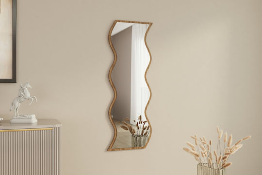 Огледало за стена Safi 116sam1201 40x2.2x120см Орех Hanah Home MDF