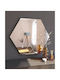 Καθρέπτης Τοίχου Saga 116sam1123 70x2,2x60cm White Hanah Home Mdf