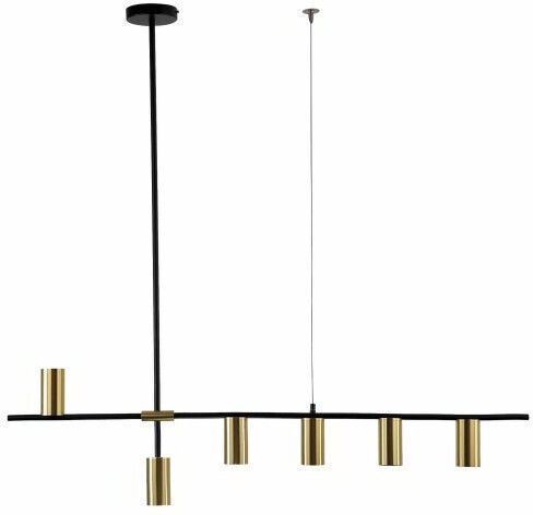 Light Prestige Висящо Таванно Осветително Тяло Черно с Цокъл GU10 117x113.5см