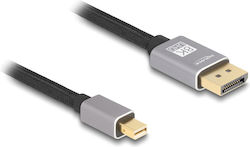 DeLock Cable DisplayPort male - mini DisplayPort male 1m Black (81091) DeLock Cable DisplayPort male - mini DisplayPort male 1m Black (81091)