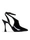 Pumps mit Riemchen Schwarz