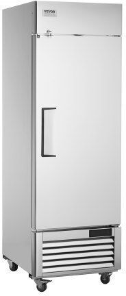 Επαγγελματικό Ψυγείο Vevor 20.12 Cu.ft Όρθιο Μονόπορτο Αυτόματη Απόψυξη 3 Ράφια 28.4-46.4°f 4 Ρόδες Lssyljmclzdmv1hkov2