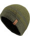 Beanie Unisex Fleece Σκούφος Πλεκτός σε Πράσινο χρώμα