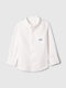 Παιδικό Πουκάμισο Μακρυμάνικο White Oxford