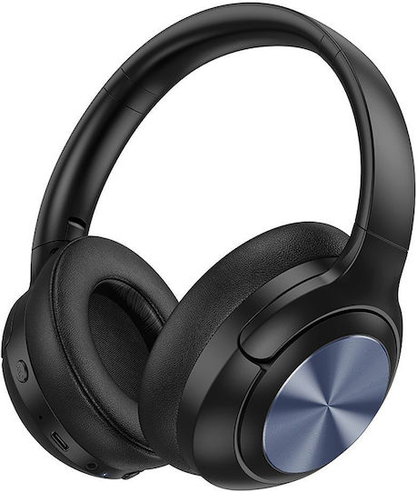 Hoco W54 Ασύρματα / Ενσύρματα Over Ear Ακουστικά με 40 ώρες Λειτουργίας Μαύρα