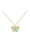 Callajewels Kinderhalskette Schmetterling mit Kette C13208-ASU87588
